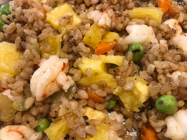 healthy shrimp fried rice